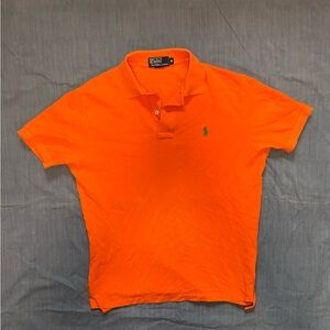 Men’s vintage tag medium polo Ralph Lauren orange polo